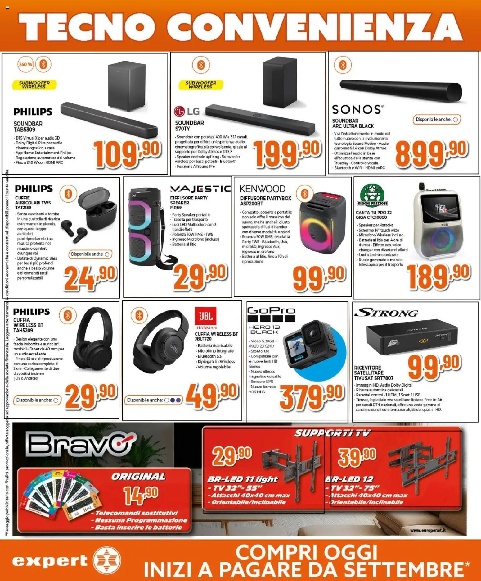 Volantino Expert del 26.03.2026 | Pagina: 16 | Prodotti: Auricolari, Schermo, Soundbar, Video
