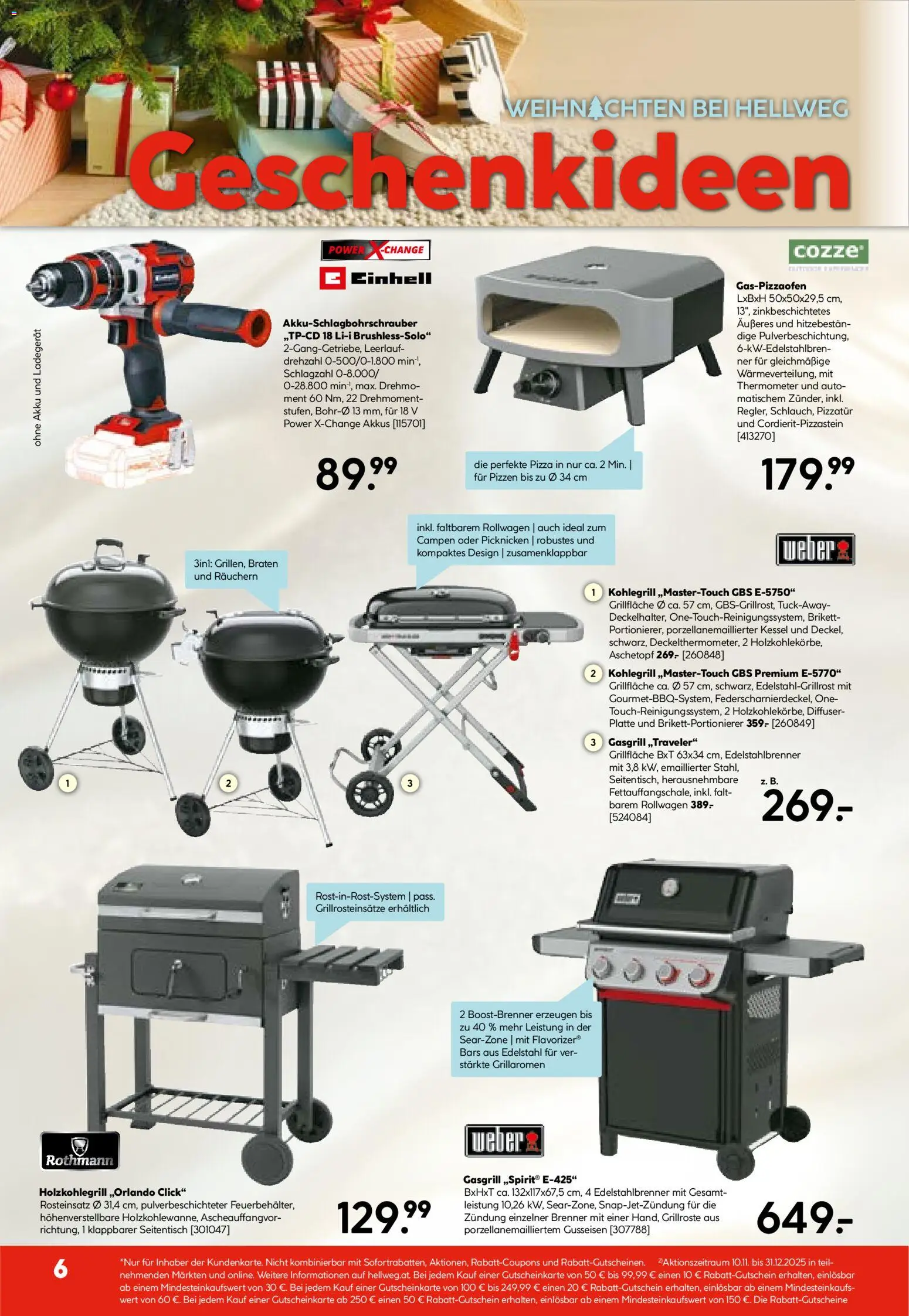 HELLWEG Flugblatt gültig ab 27.11.2025 | Seite: 14 | Produkte: Thermometer, Pizza