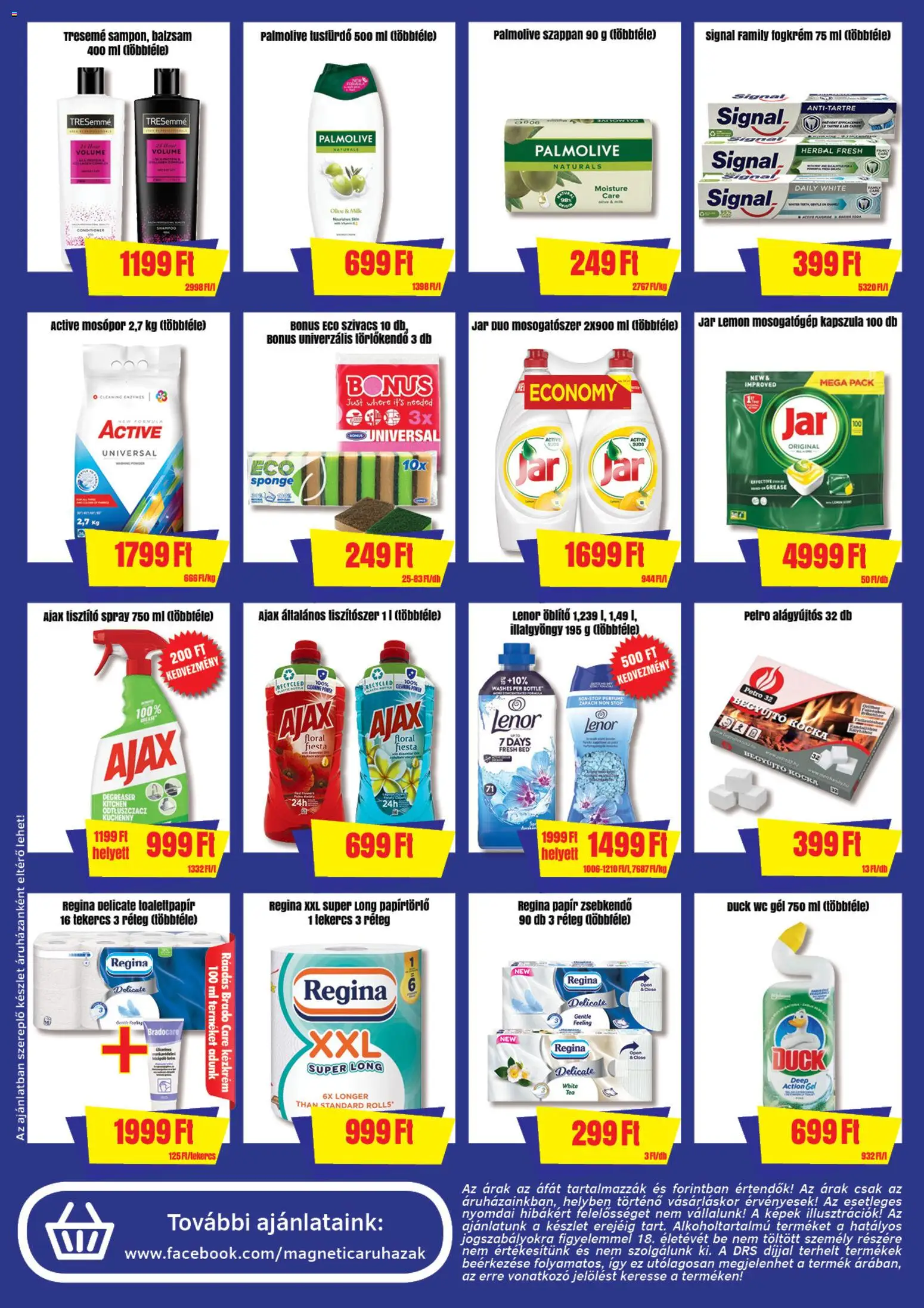 Magnetic akciós ujság - amely érvényes a következő dátumtól: 06.11.2025 | Oldal: 4 | Termékek: Papírtörlő, Fogkrém, Mosópor, Mosogatószer