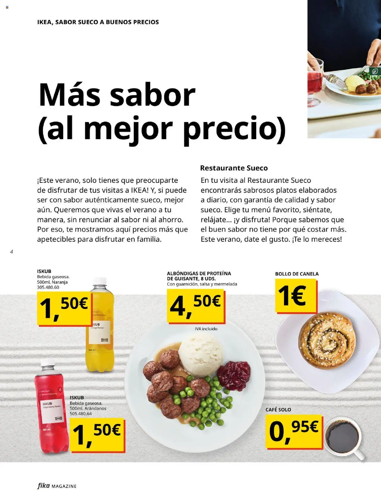 Catálogo IKEA Fika │ válido desde el 01.07.2025 | Página: 4 | Productos: Café, Té
