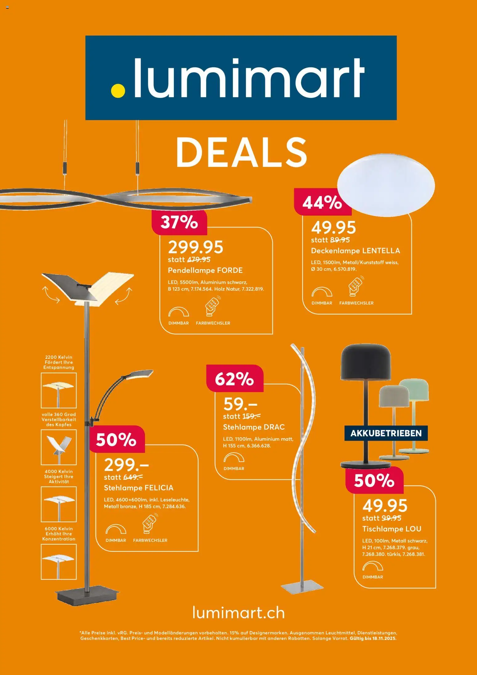 Lumimart Aktionen Deals – gültig ab 06.11.2025 | Seite: 1