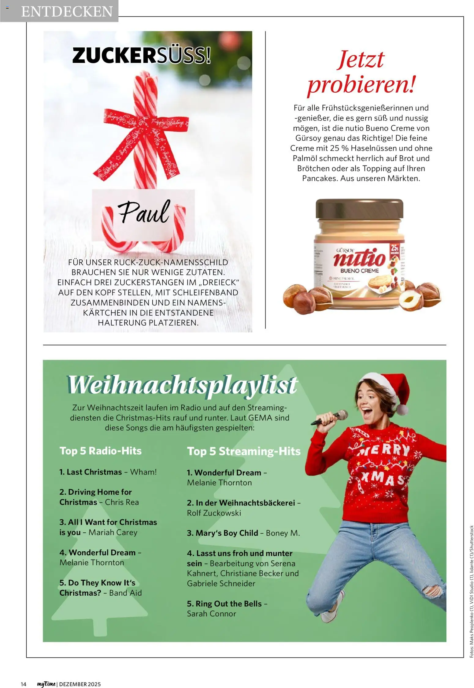 Famila Nordwest  myTime Dezember 2025 – gültig ab 01.12.2025 | Seite: 14 | Produkte: Top, Creme, Brot, Radio