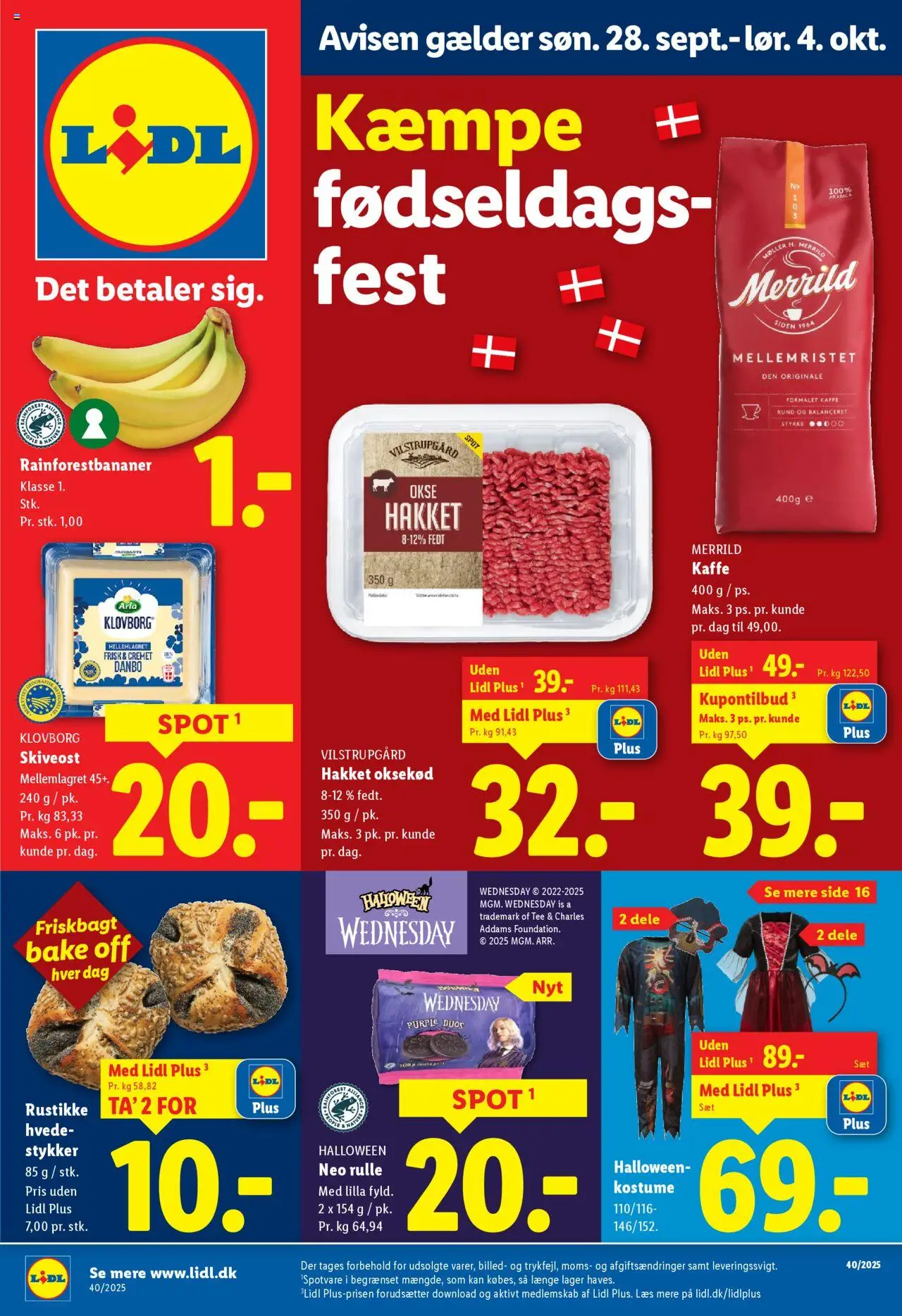 Lidl tilbudsavis – gyldig fra 02.10.2025 | Side: 14 | Produkter: Kaffe, Is, Skiveost, Søm
