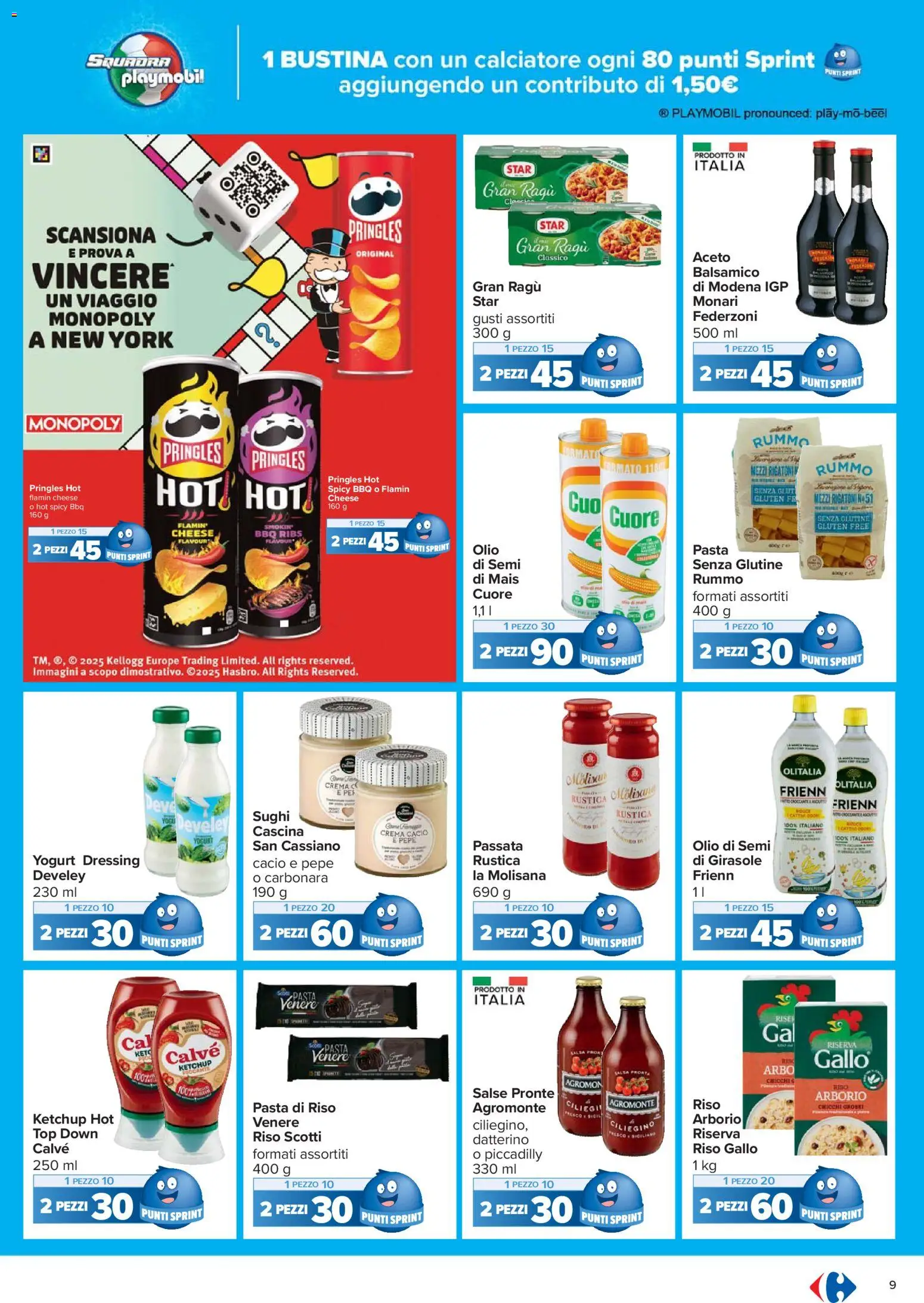 Volantino Carrefour del 17.11.2025 | Pagina: 9 | Prodotti: Salsa, Pepe, Olio, Top