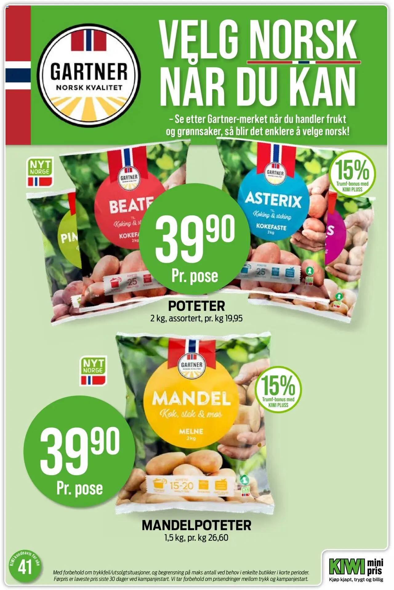 {H1} | Side: 3 | Produkter: Kiwi, Poteter