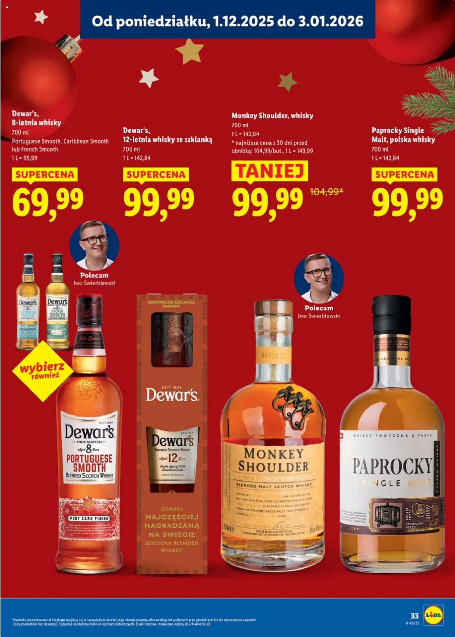Lidl Katalog alkoholi mocnych i win od 01.12.2025 | Strona: 33