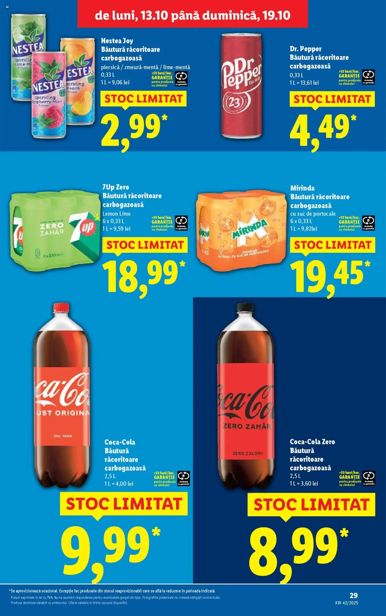 Noul catalog Lidl – valabil de la 13.10.2025 | Pagină: 29 | Produse: Piersică, Lime, Suc, Zahăr