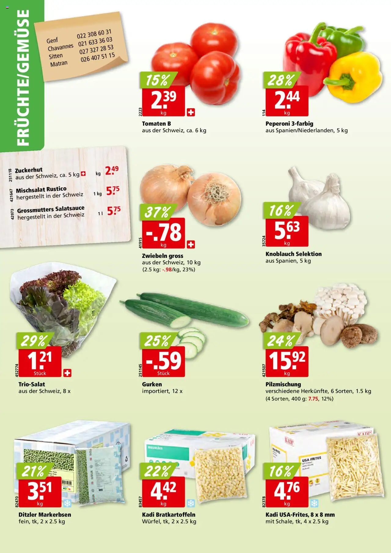 Aligro Aktionen – gültig ab 13.10.2025 | Seite: 2 | Produkte: Tomaten, Knoblauch, Gurken, Zwiebeln