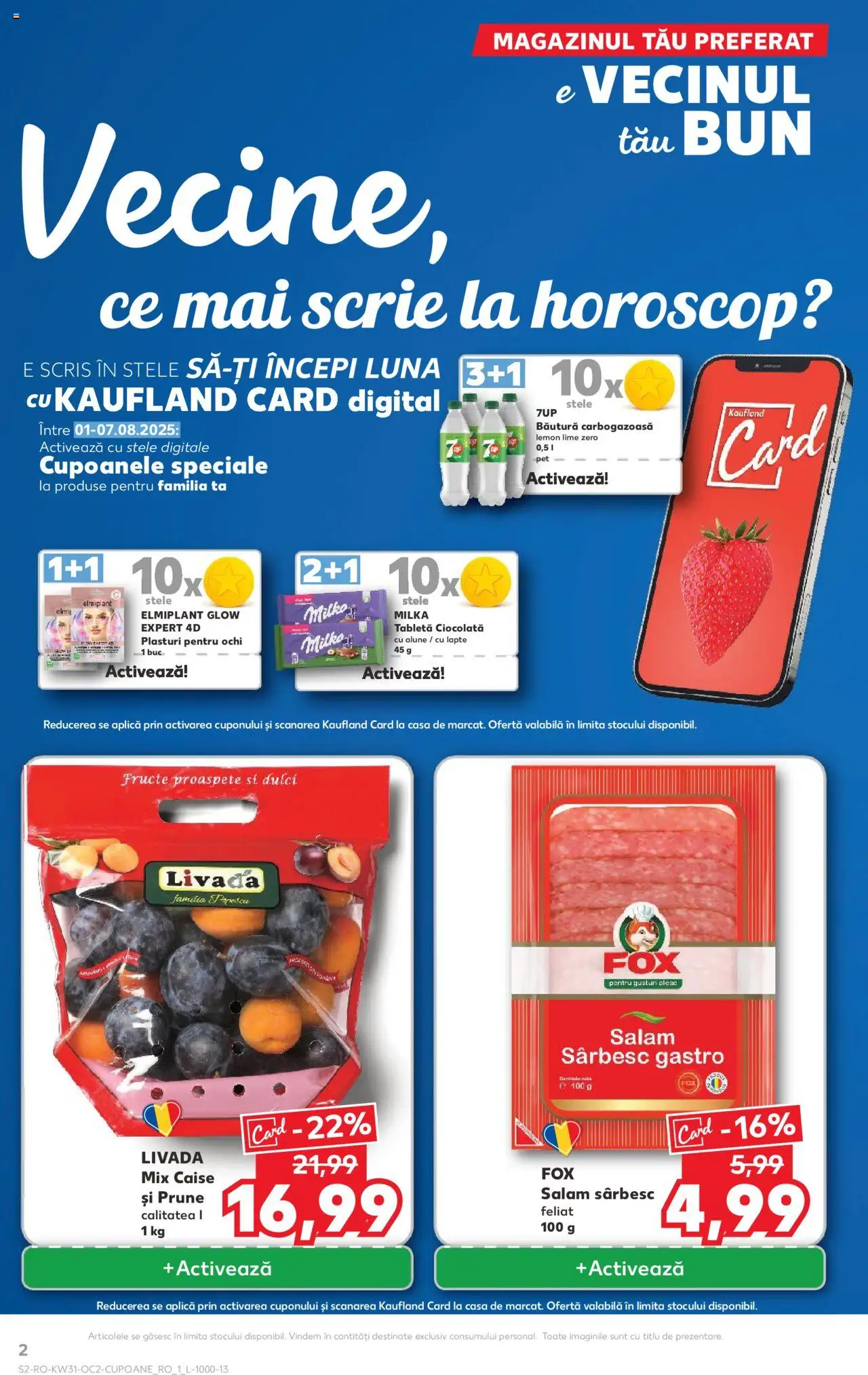 Kaufland RO akciós ujság - amely érvényes a következő dátumtól: 30.07.2025 | Oldal: 2 | Termékek: Lime