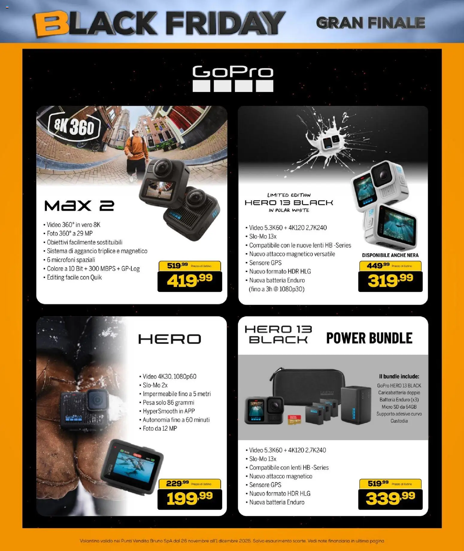 Volantino BRUNO del 26.11.2025 | Pagina: 39 | Prodotti: Video, Batteria