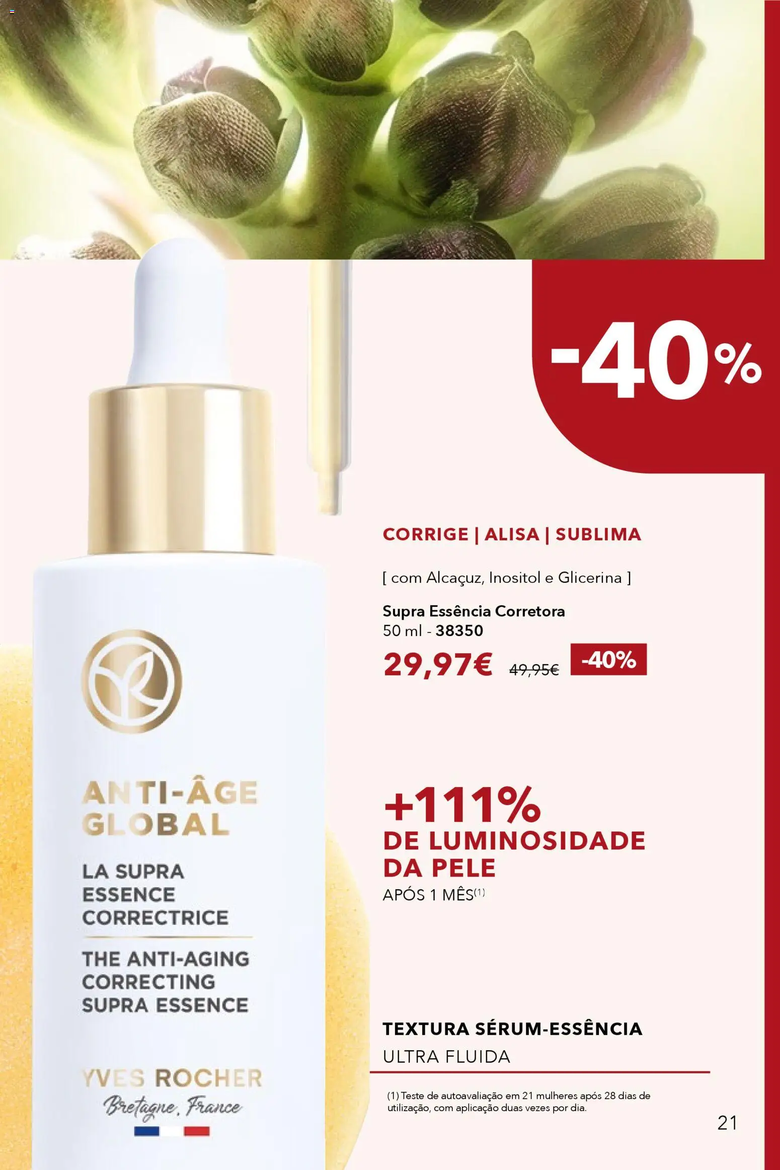 Yves Rocher catálogo 1 │ válido de 31.12.2025 | Página: 21 | Produtos: Sérum