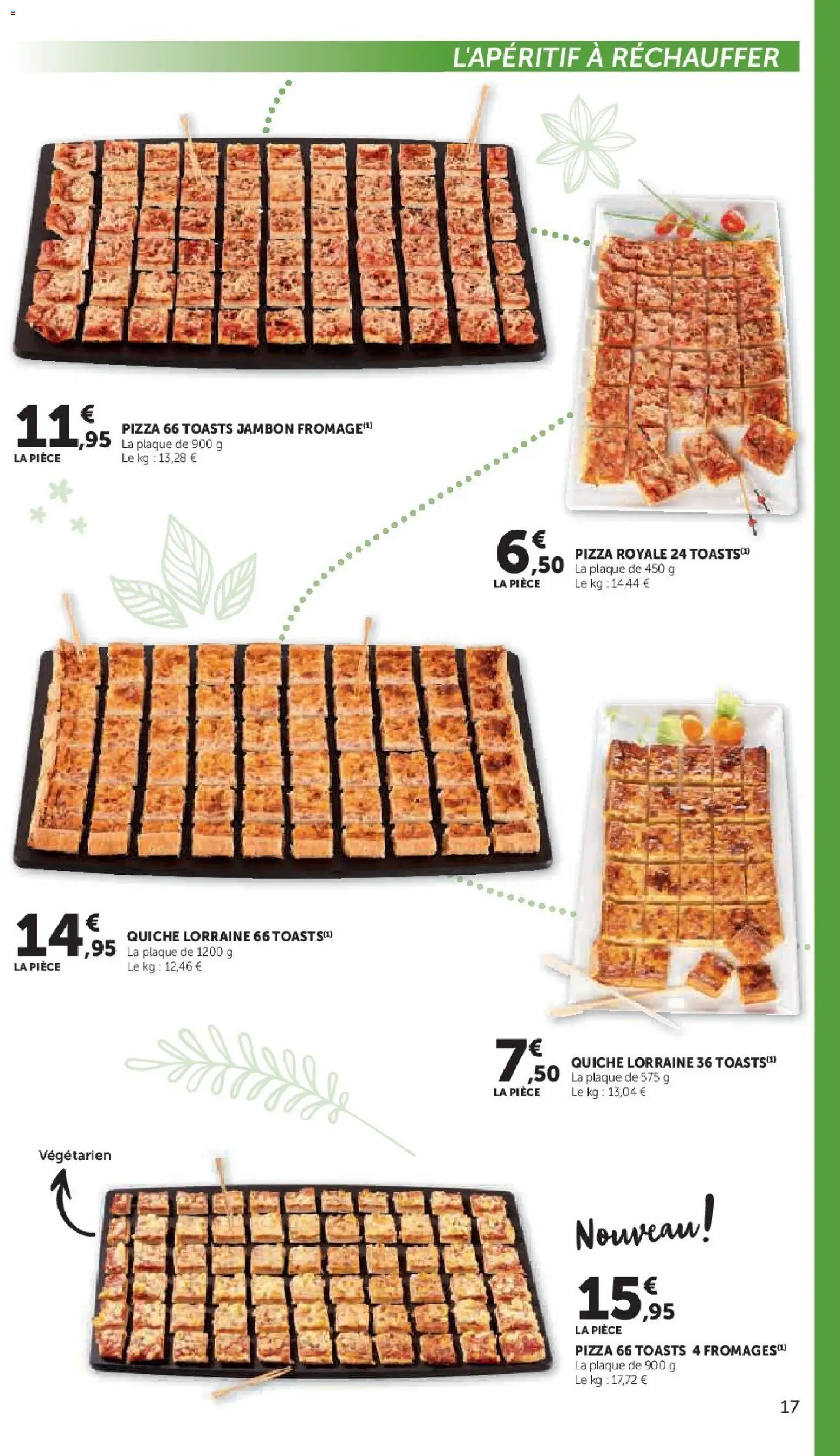 {H1} | Page: 17 | Produits: Jambon, Pizza