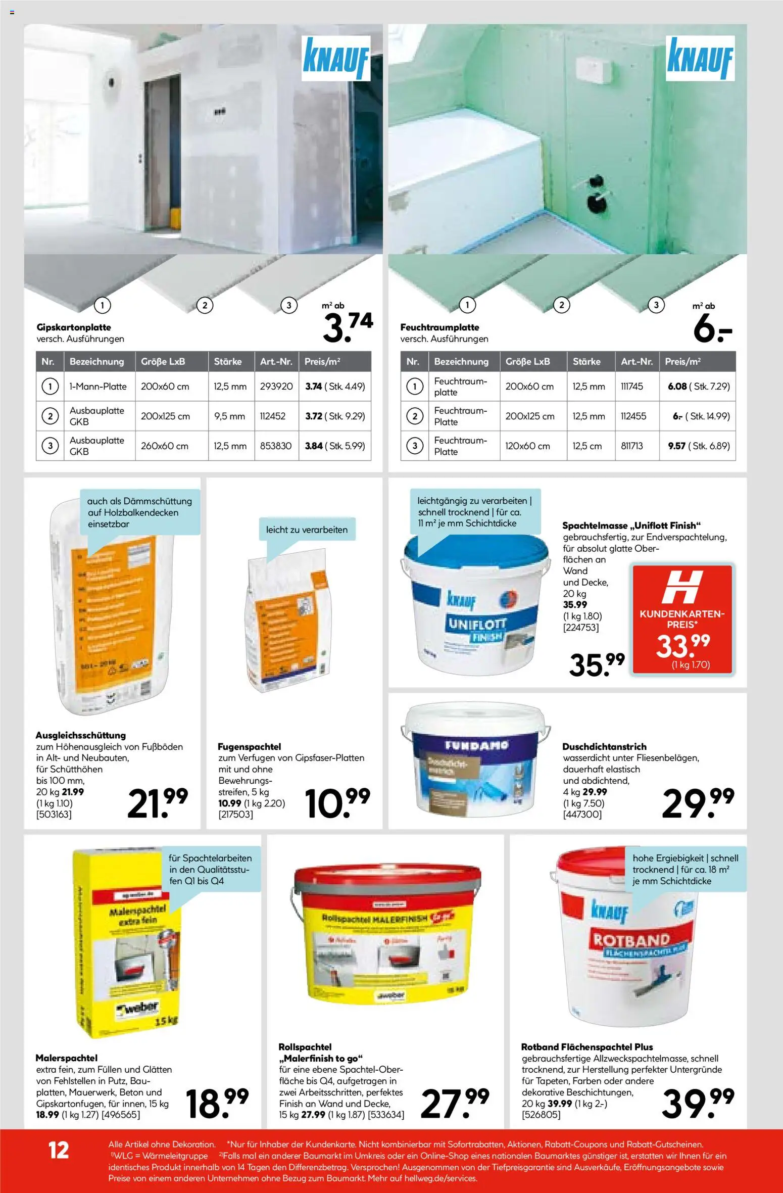 Hellweg Prospekt – gültig ab 17.11.2025 | Seite: 12 | Produkte: Finish