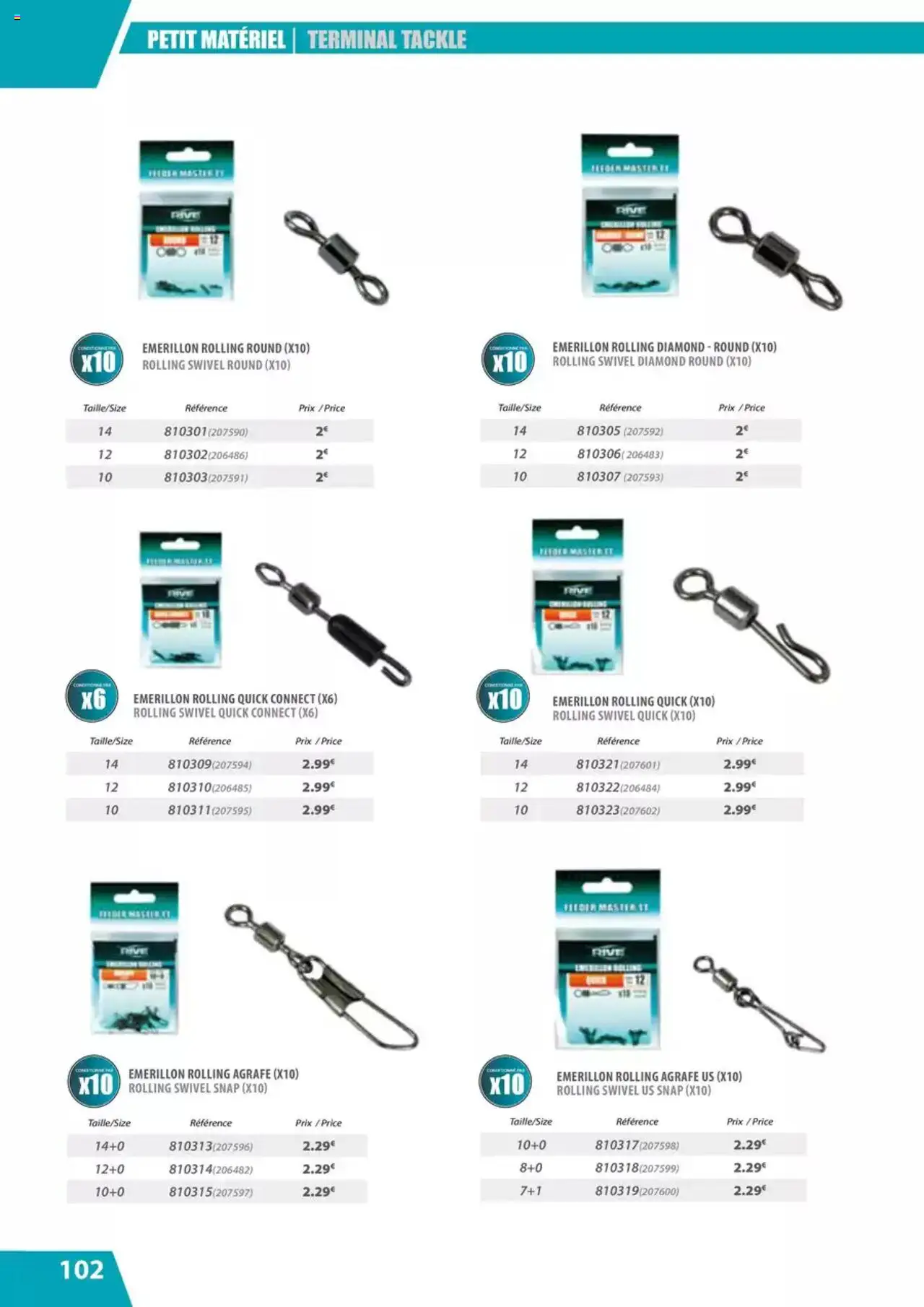 {H1} | Page: 102 | Produits: Agrafe