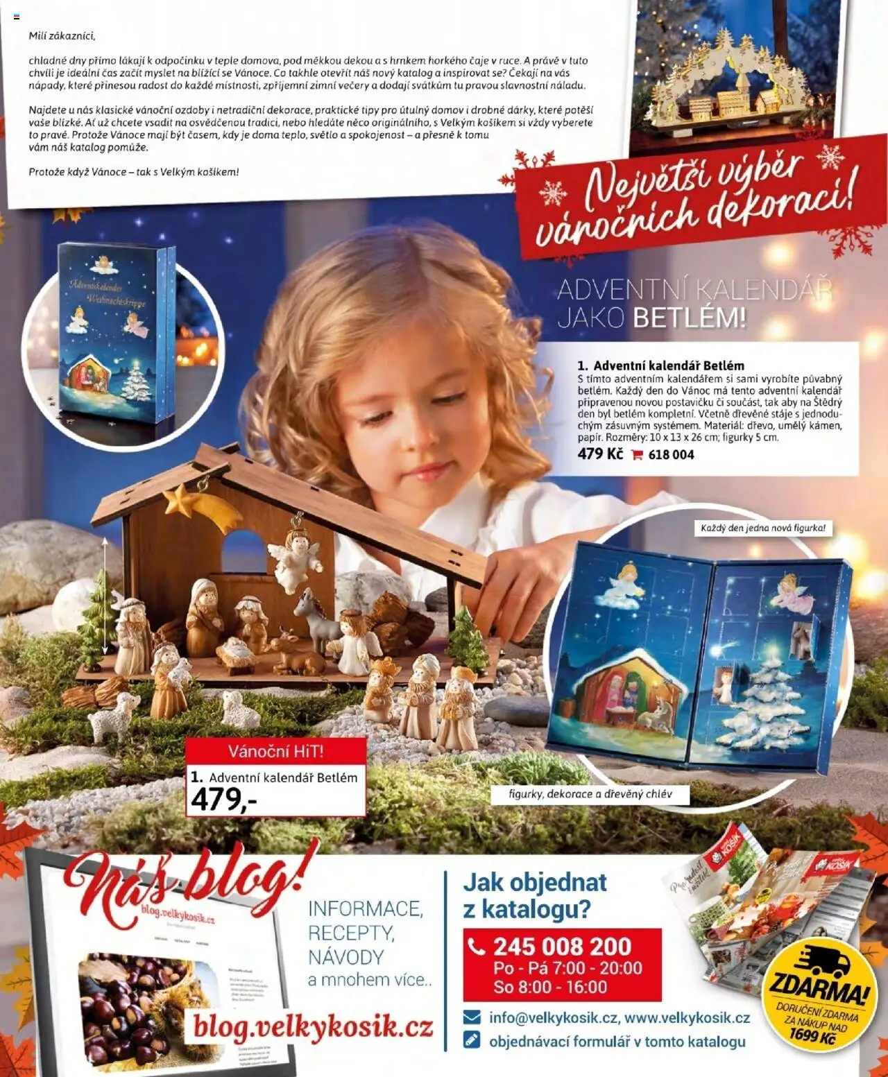 Velký Košík katalog říjen od 01.10.2025 | Strana: 2 | Produkty: Košík, Adventní kalendář, Kalendář, Čaje