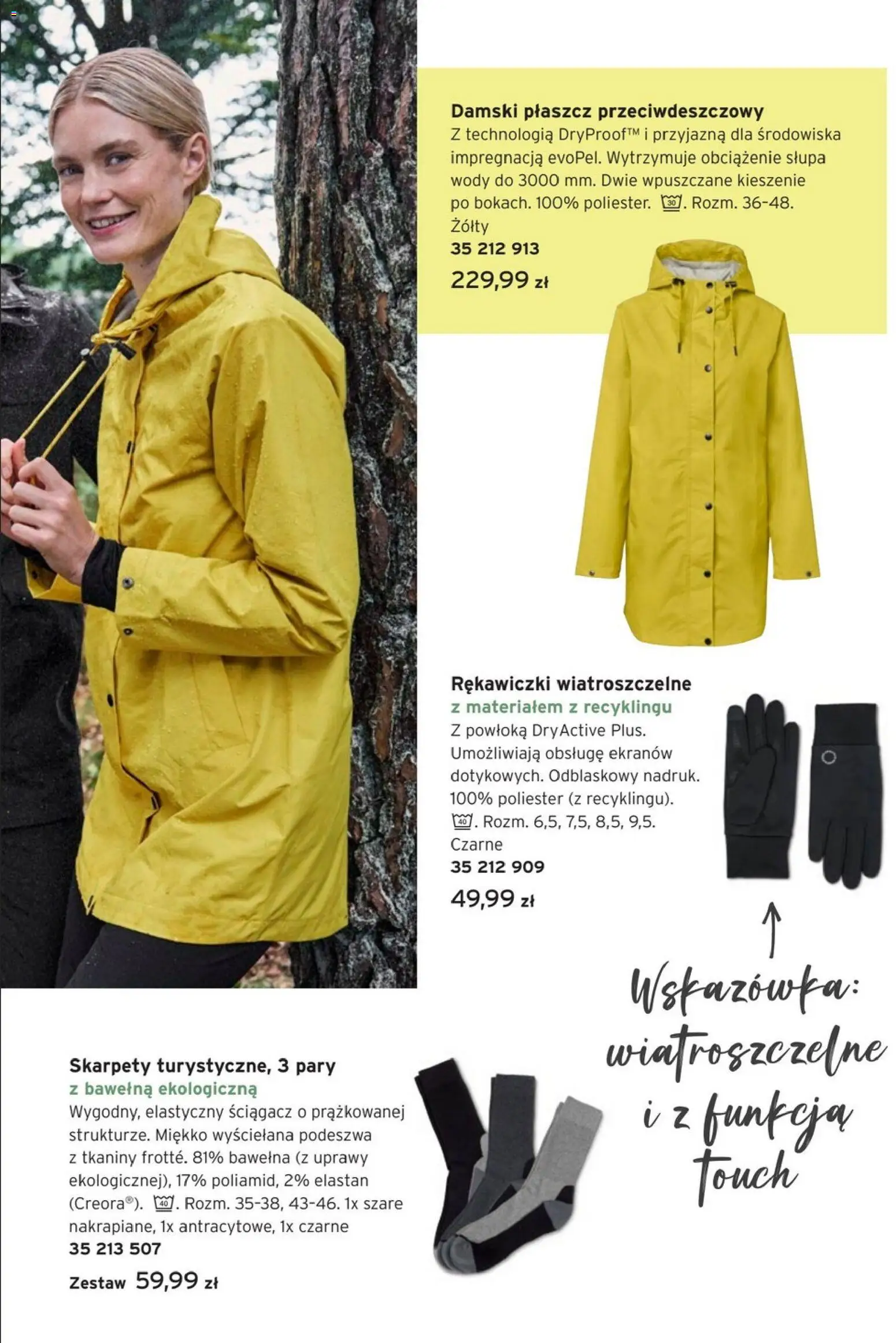 Tchibo promocje od 30.12.2025 | Strona: 13 | Produkty: Płaszcz, Skarpety, Rękawiczki