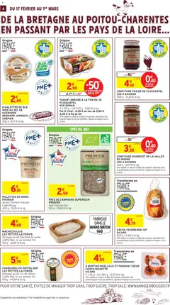 Intermarché - Prévisualisation de 6 GALETTES DE BLÉ NOIR AU SEL DE GUÉRANDE, 300 g - 8,17 € le kg valide à partir de 17.02.2026 | Page: 4