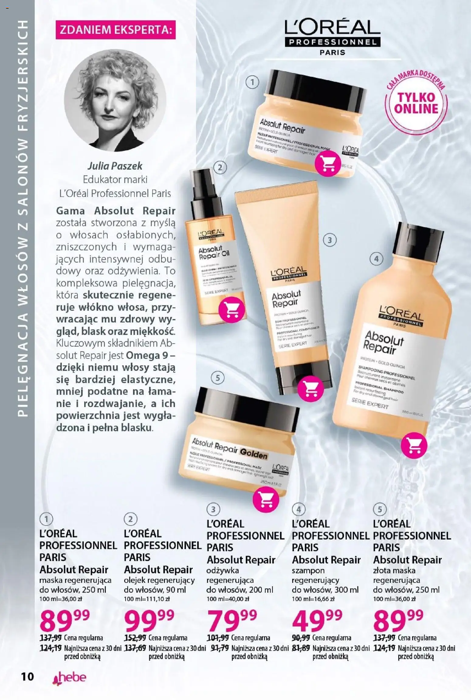 Hebe Gazetka - Katalog od 31.01.2026 | Strona: 10 | Produkty: Quinoa, Szampon, Odżywka, Maska