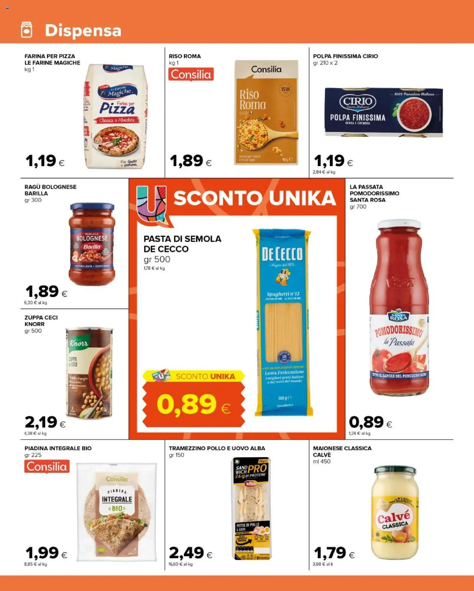 Volantino Tigre del 14.01.2026 | Pagina: 8 | Prodotti: Riso, Ceci, Maionese, Tramezzino