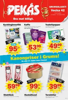Pekås - erbjudanden - grums edition - Förhandsvisning av reklamblad från butik Pekås aktuell från 13.10.2025