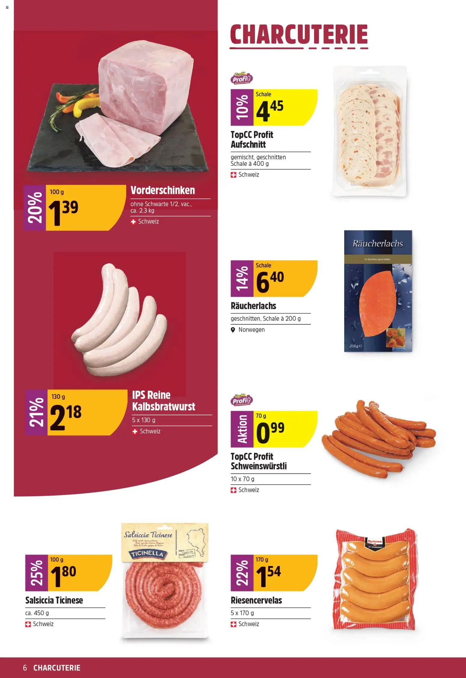 TopCC aktionen – gültig ab 06.04.2026 | Seite: 6 | Produkte: Räucherlachs