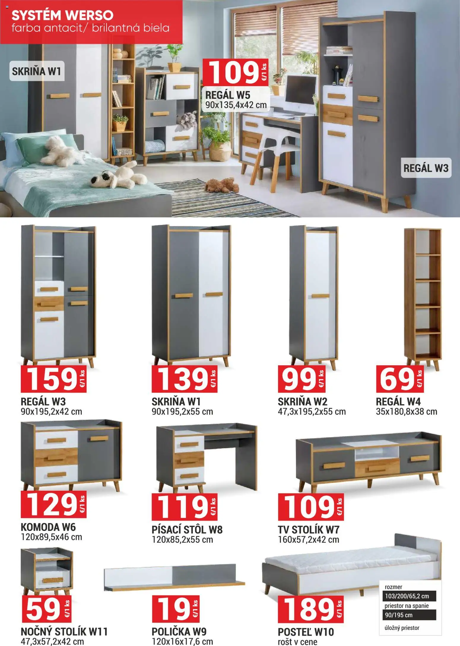 Nové Merkury Market akcie – leták je platný od 02.01.2026 | Strana: 12 | Produkty: Tv, Posteľ, Tv stolik, Regál