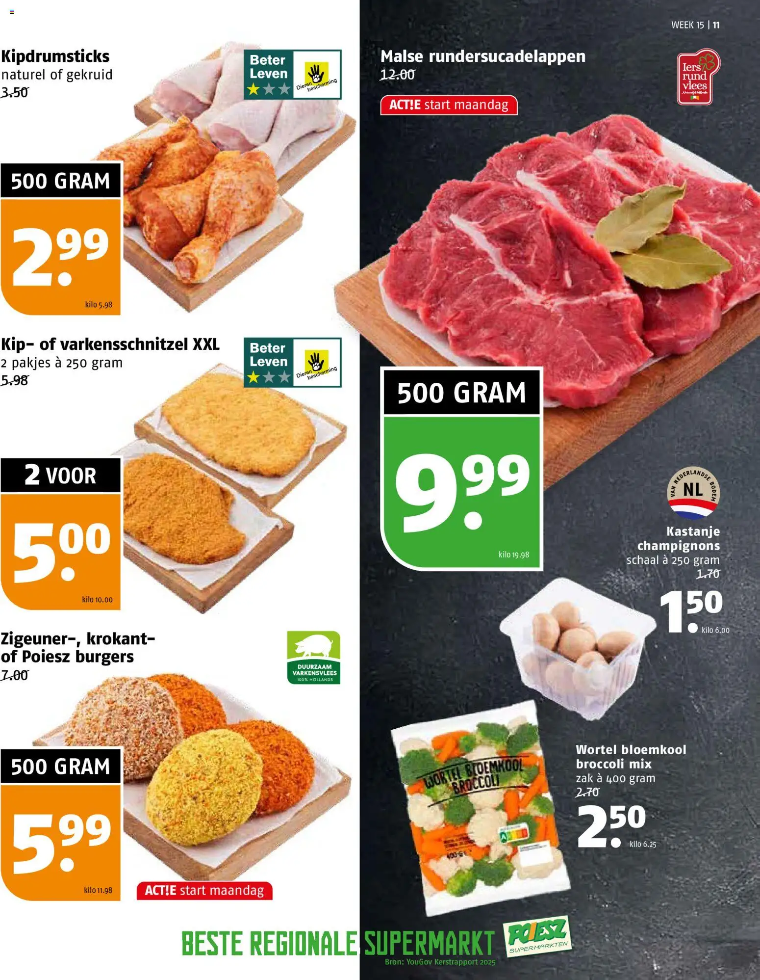 {H1} | Pagina: 11 | Producten: Bloemkool, Kisperec, Zak, Kip