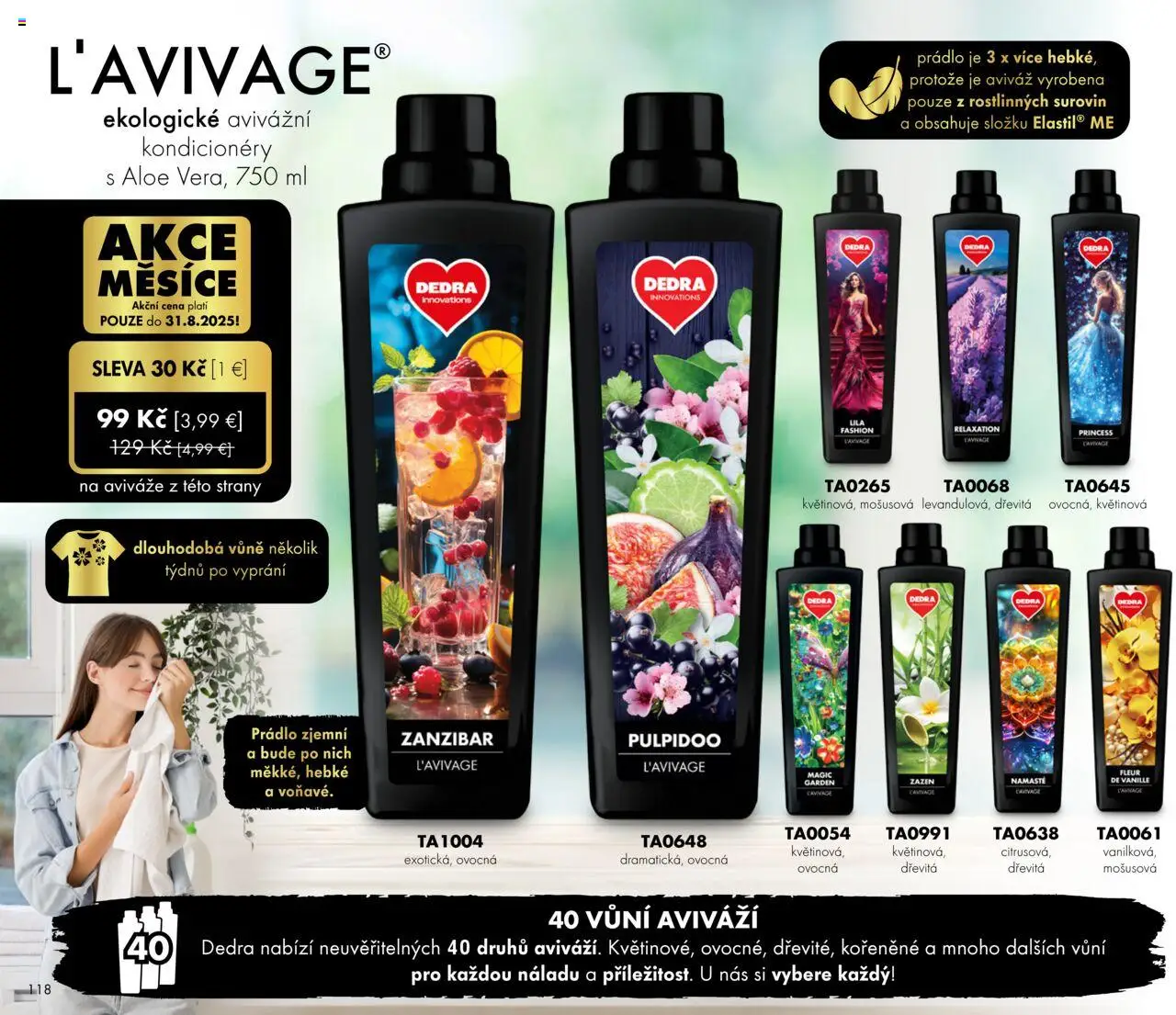 Dedra Katalog 8 2025 │ platný od 25.07.2025 | Strana: 18 | Produkty: Aviváž