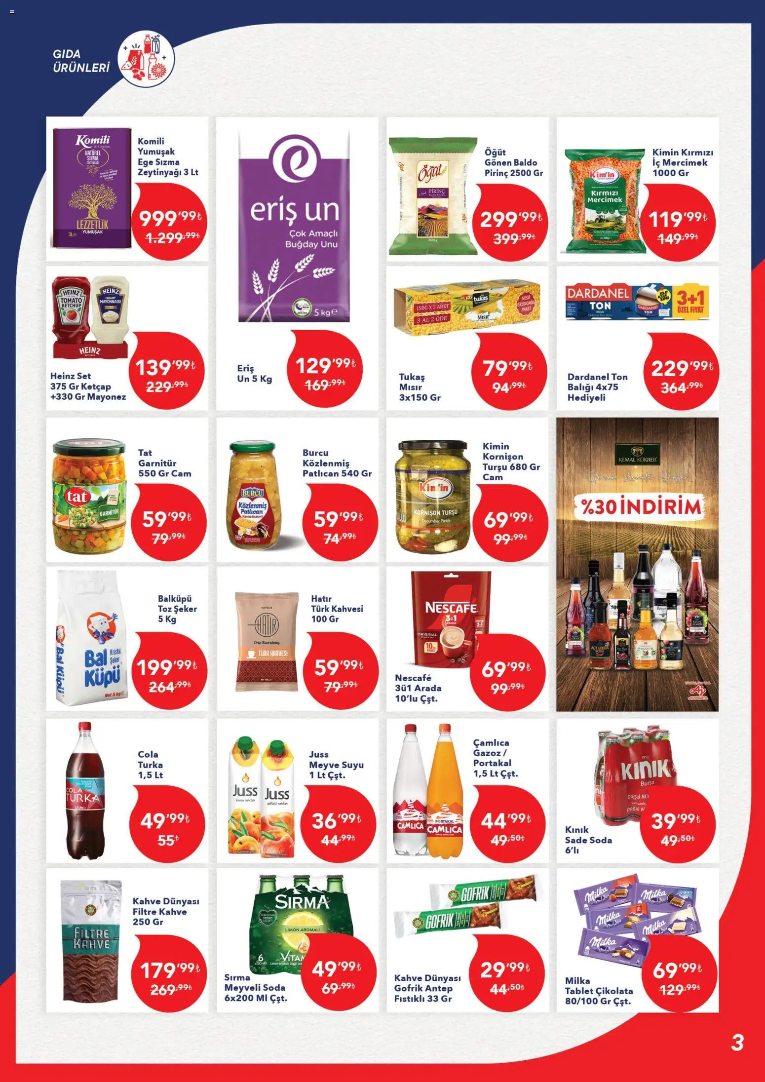 Kim Market Katalog - Marmara Insert - 04.04.2026 tarihinden itibaren geçerlidir | Sayfa: 3 | Ürünler: Meyve suyu, Pirinç, Ketçap, Toz şeker