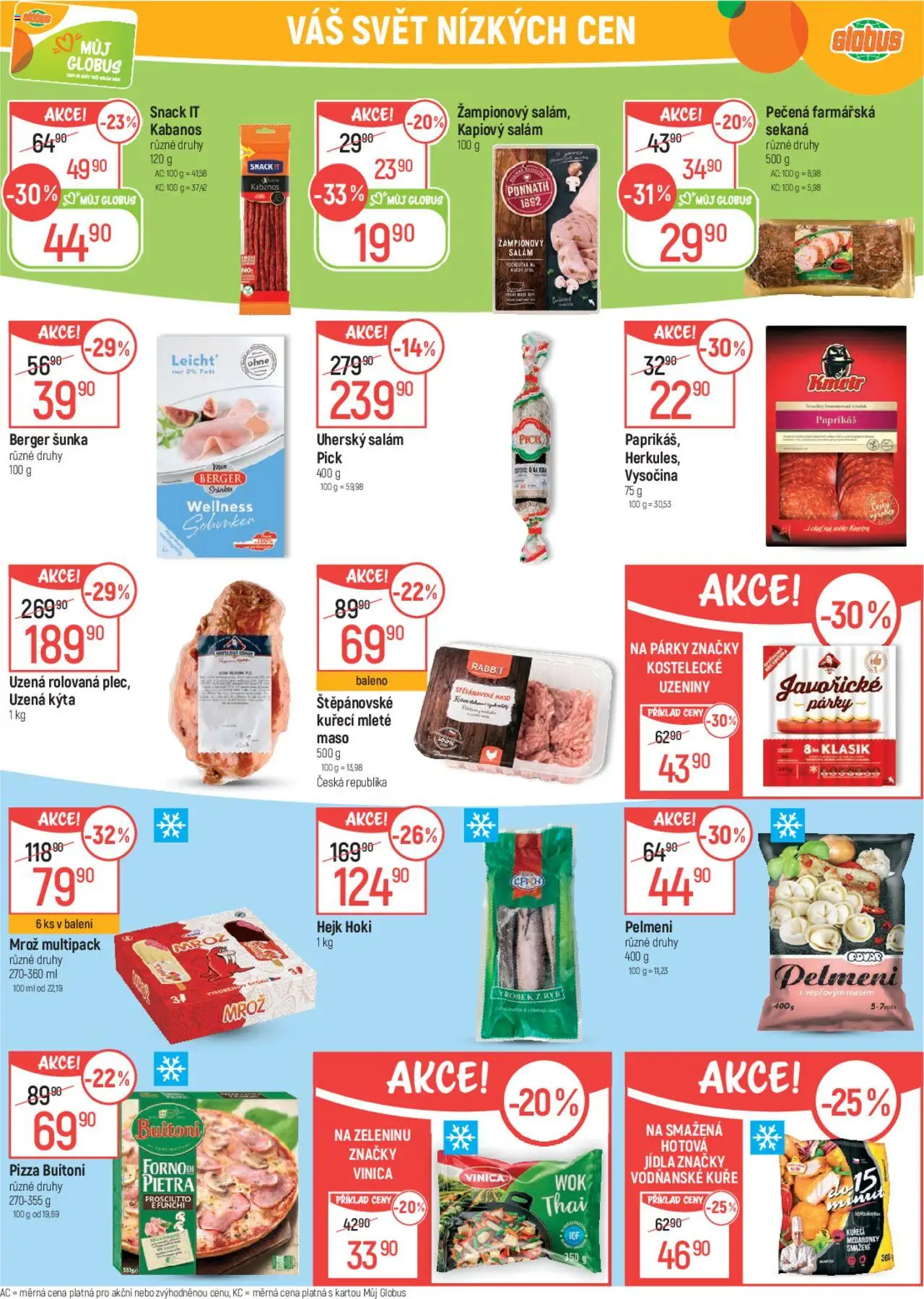 Globus leták od 13.08.2025 | Strana: 24 | Produkty: Hejk, Pelmeni, Vysočina, Maso