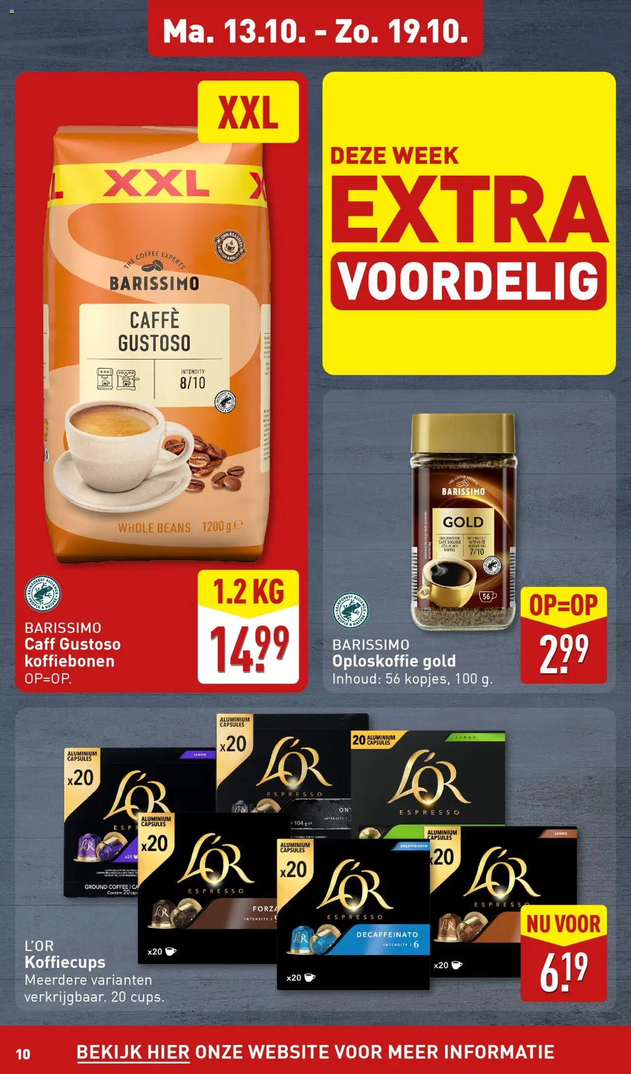 {H1} | Pagina: 10 | Producten: Koffiebonen, Oploskoffie