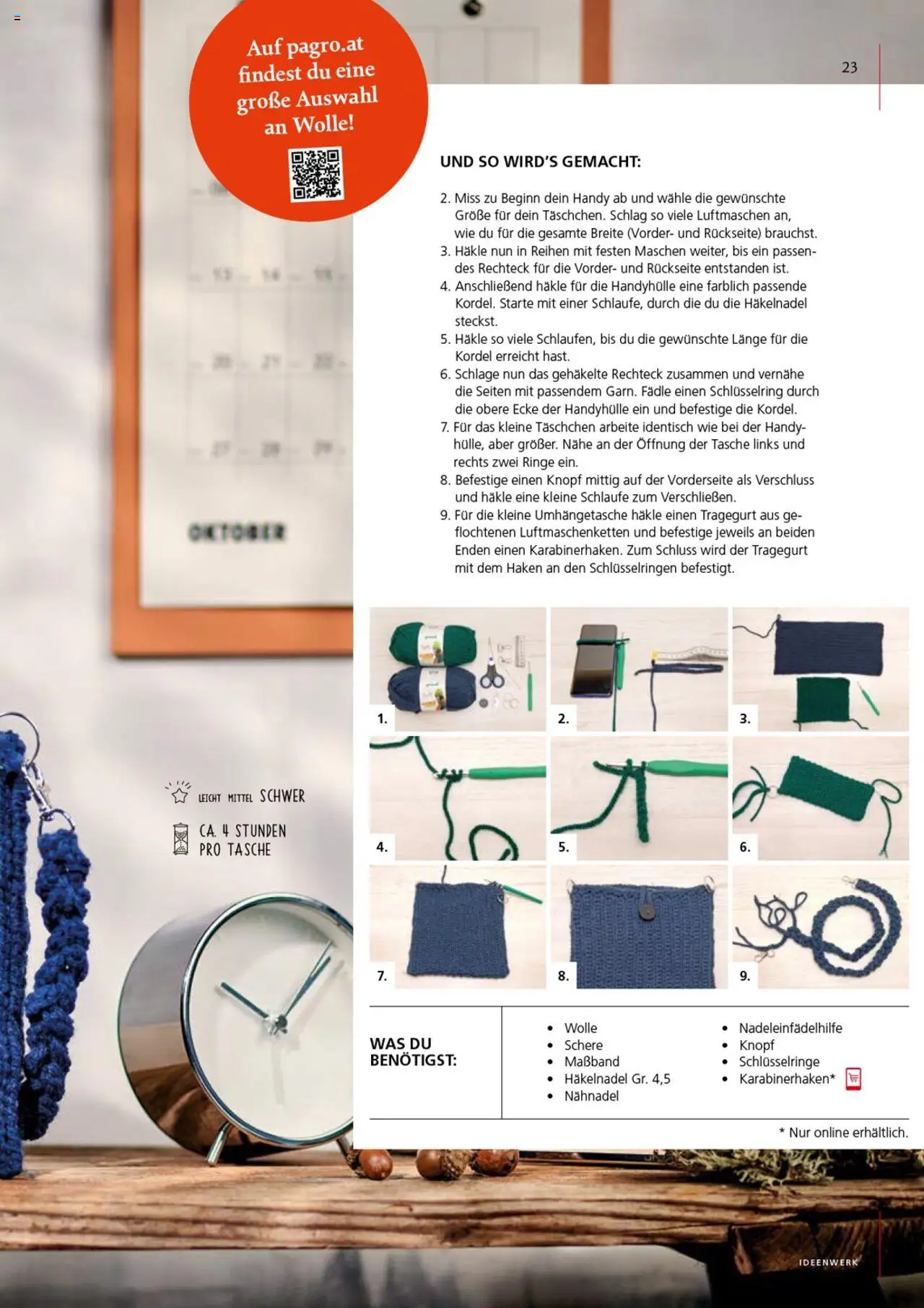 Pagro-Diskont Ideenwerk gültig ab 17.09.2025 | Seite: 23 | Produkte: Tasche