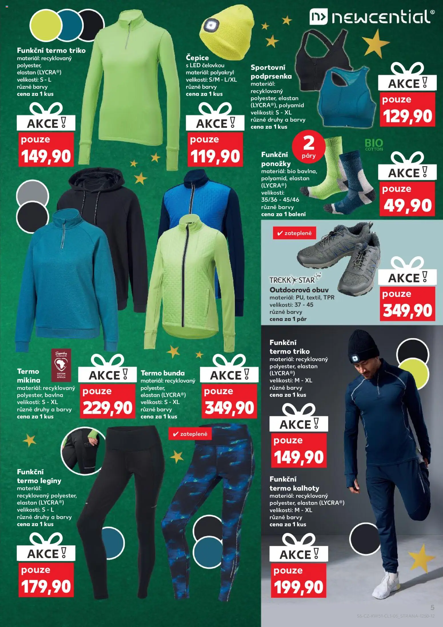 Kaufland leták - Praha 4 od 17.12.2025 | Strana: 5 | Produkty: Mikina, Sportovní podprsenka, Pants, LED