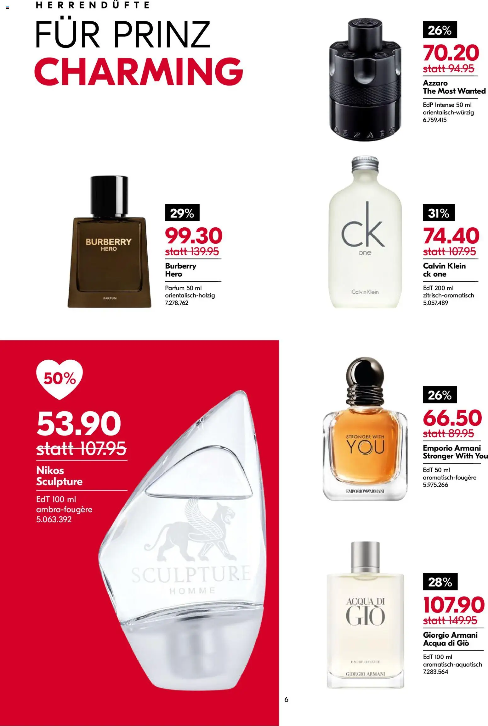 Import Parfumerie Aktionen – gültig ab 22.01.2026 | Seite: 6 | Produkte: Toilette, Parfüm