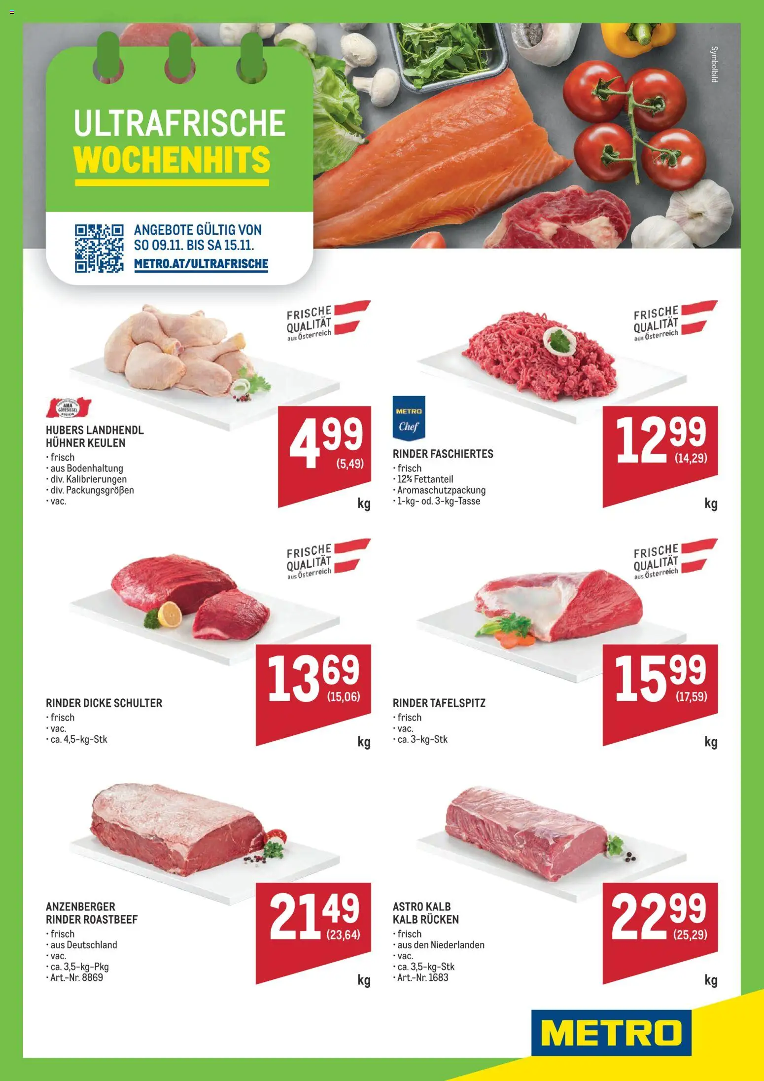 Metro angebote Wochenhits gültig ab 09.11.2025 | Seite: 1 | Produkte: Cage de football