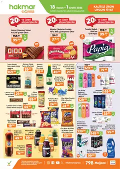 18.11.2025 tarihinden itibaren geçerli olan Hakmar Express kataloğu önizlemesi