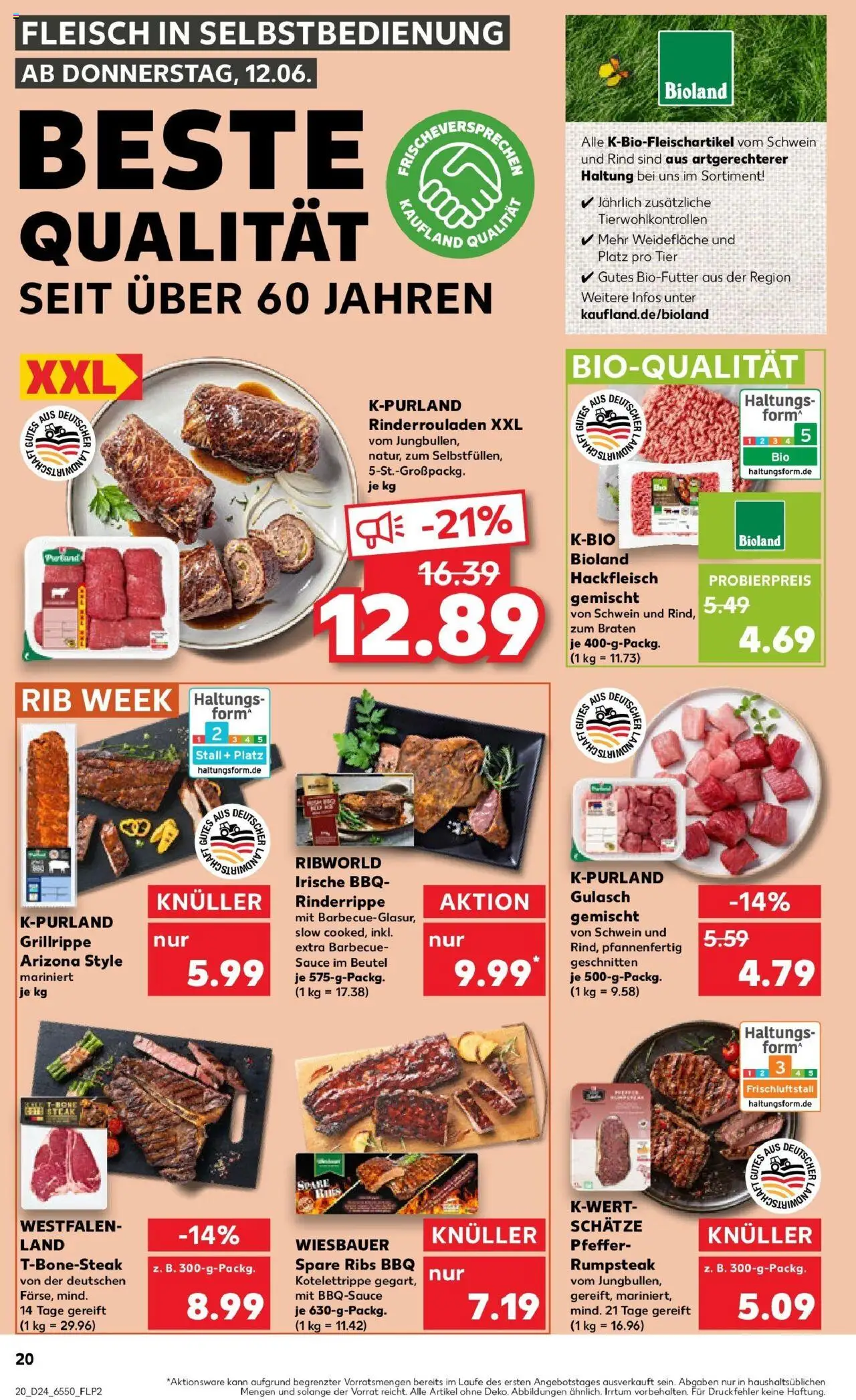 Kaufland prospekt Stadthagen	 - gültig ab dem 16.06.2025 | Seite: 35 | Produkte: Rumpsteak, Pfeffer, Steak, Fleisch
