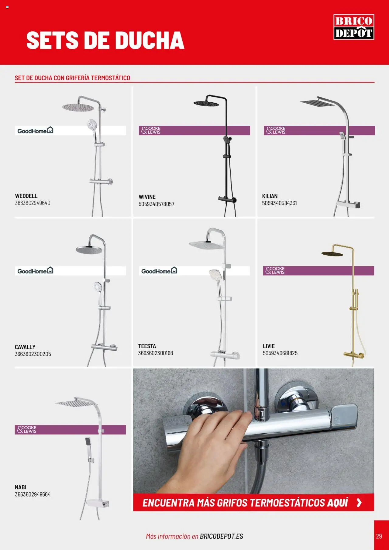 Brico Depôt Baňos │ válido desde el 17.07.2024 | Página: 29 | Productos: Ducha