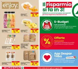 Volantino Despar del 28.07.2025 | Pagina: 12 | Prodotti: Prosciutto Crudo, Formaggio, Prosciutto, Ananas