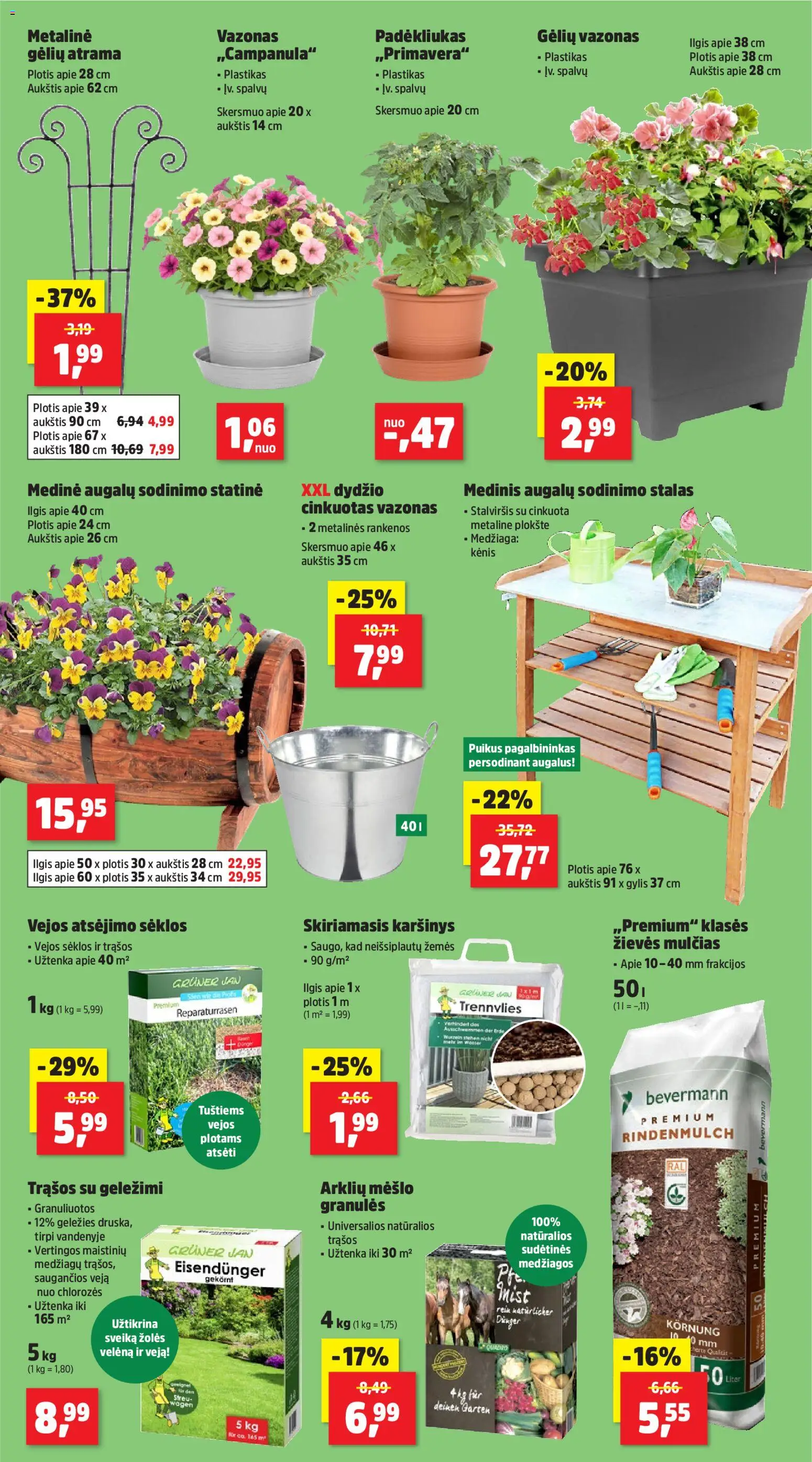 Thomas Philipps akcijos nuo 07.04.2026 | Puslapis: 3 | Prekių: Sėklos, Stalas, Vazonas, Stalviršis