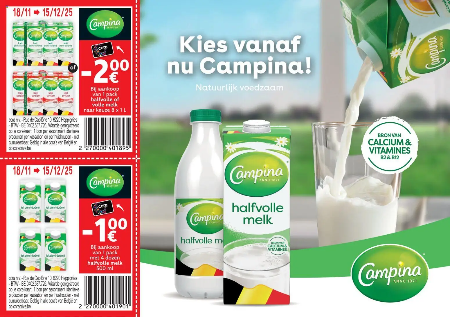 {H1} | Pagina: 6 | Producten: Halfvolle Melk, Volle melk, Melk