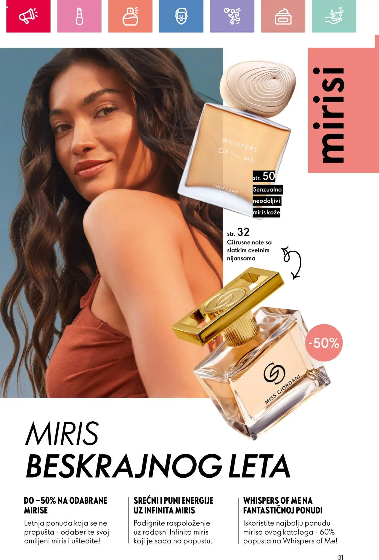 Oriflame katalog - važi od 22.06.2025 | Strana: 31 | Proizvode: Miris