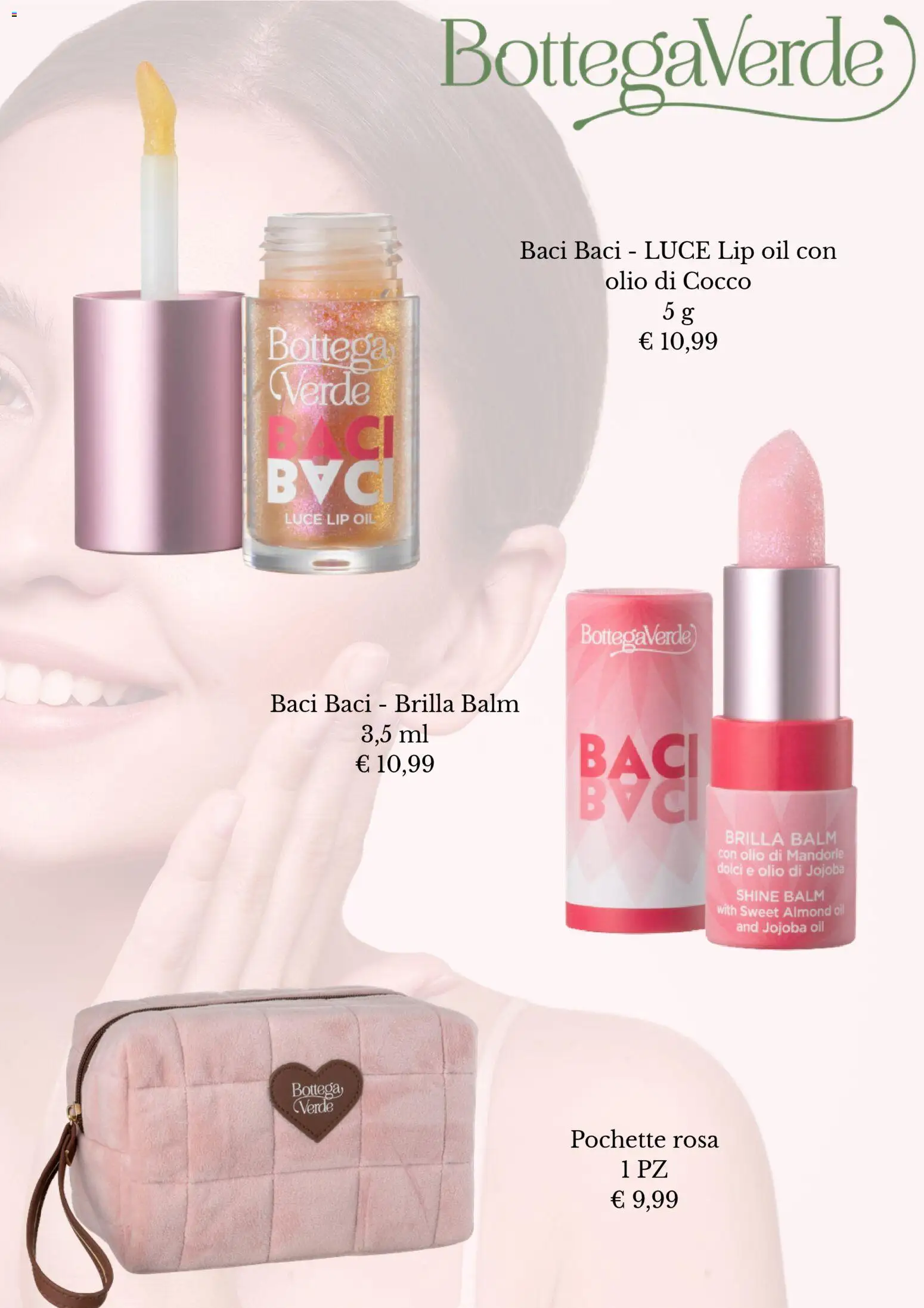 Volantino Bottega Verde del 13.02.2026 | Pagina: 4 | Prodotti: Olio, Mandorle, Cocco