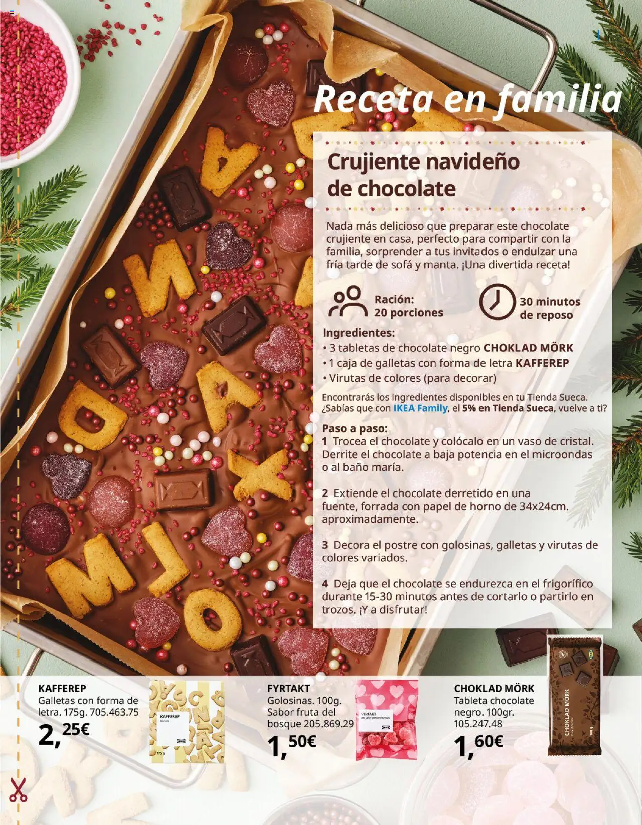 Catálogo IKEA Family │ válido desde el 01.10.2025 | Página: 27 | Productos: Chocolate, Galletas, Horno, Sofá