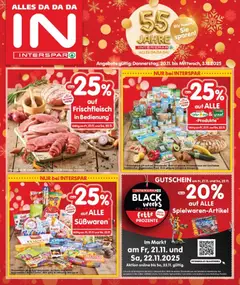 Interspar Flugblatt - Burgenland ab 20.11.2025 gültig