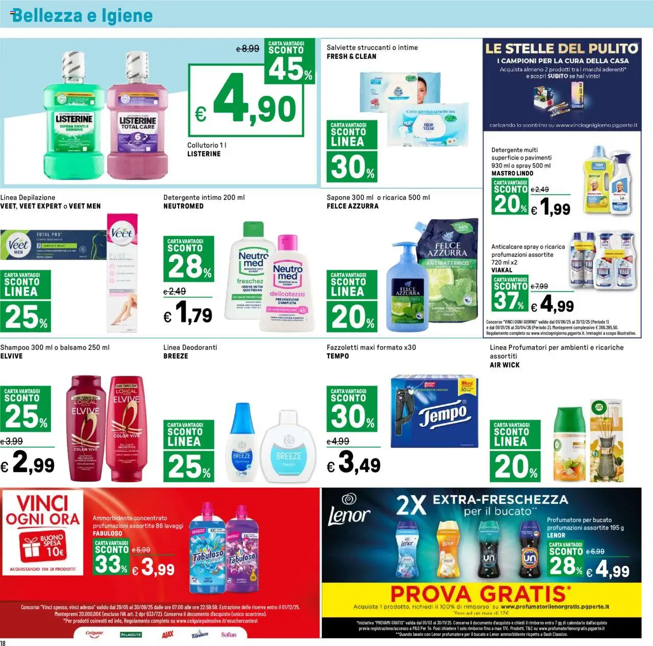 Volantino Iper del 24.08.2025 | Pagina: 18 | Prodotti: Balsamo, Detergente intimo, Intimo, Lime