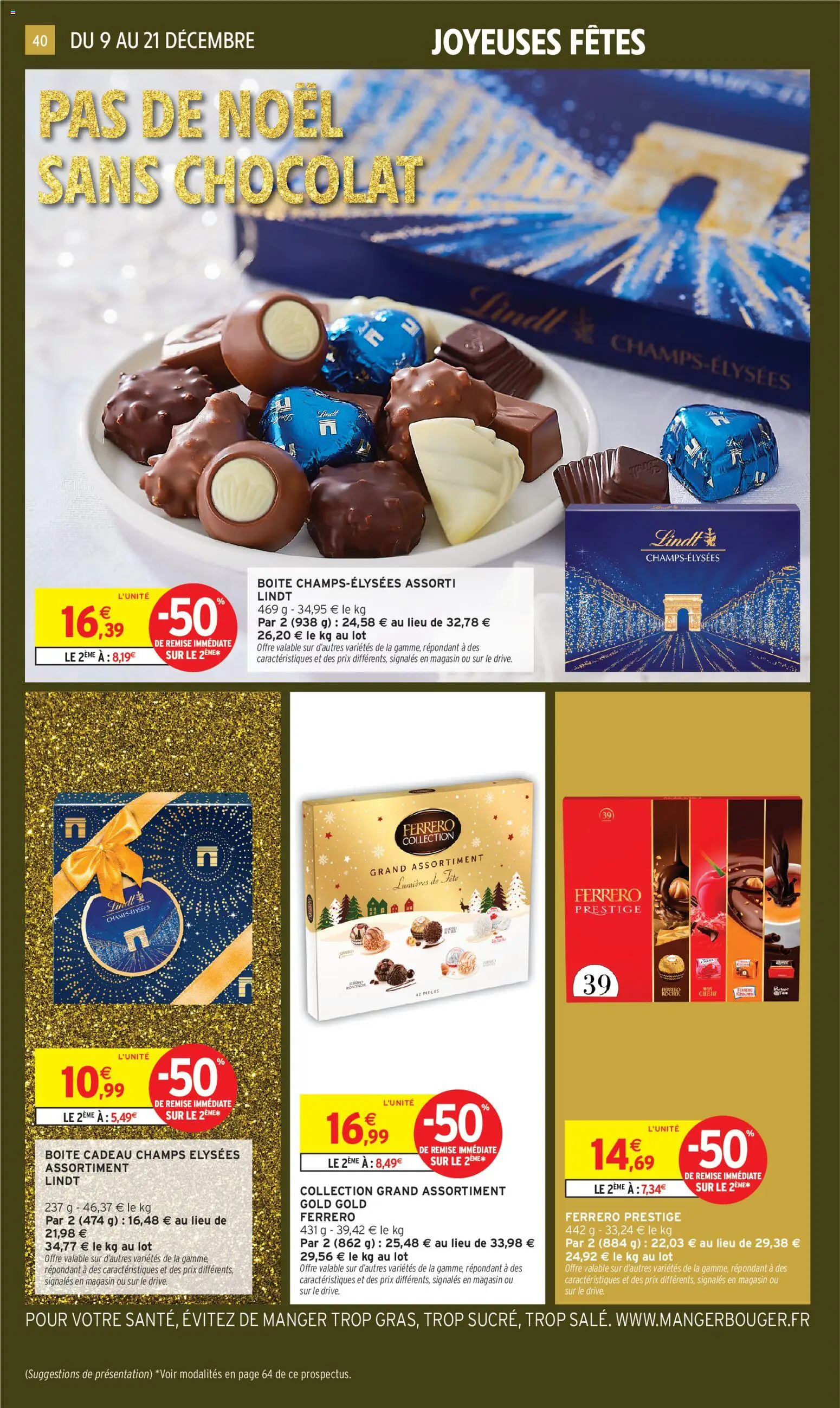 {H1} | Page: 40 | Produits: Chocolat, Lindt