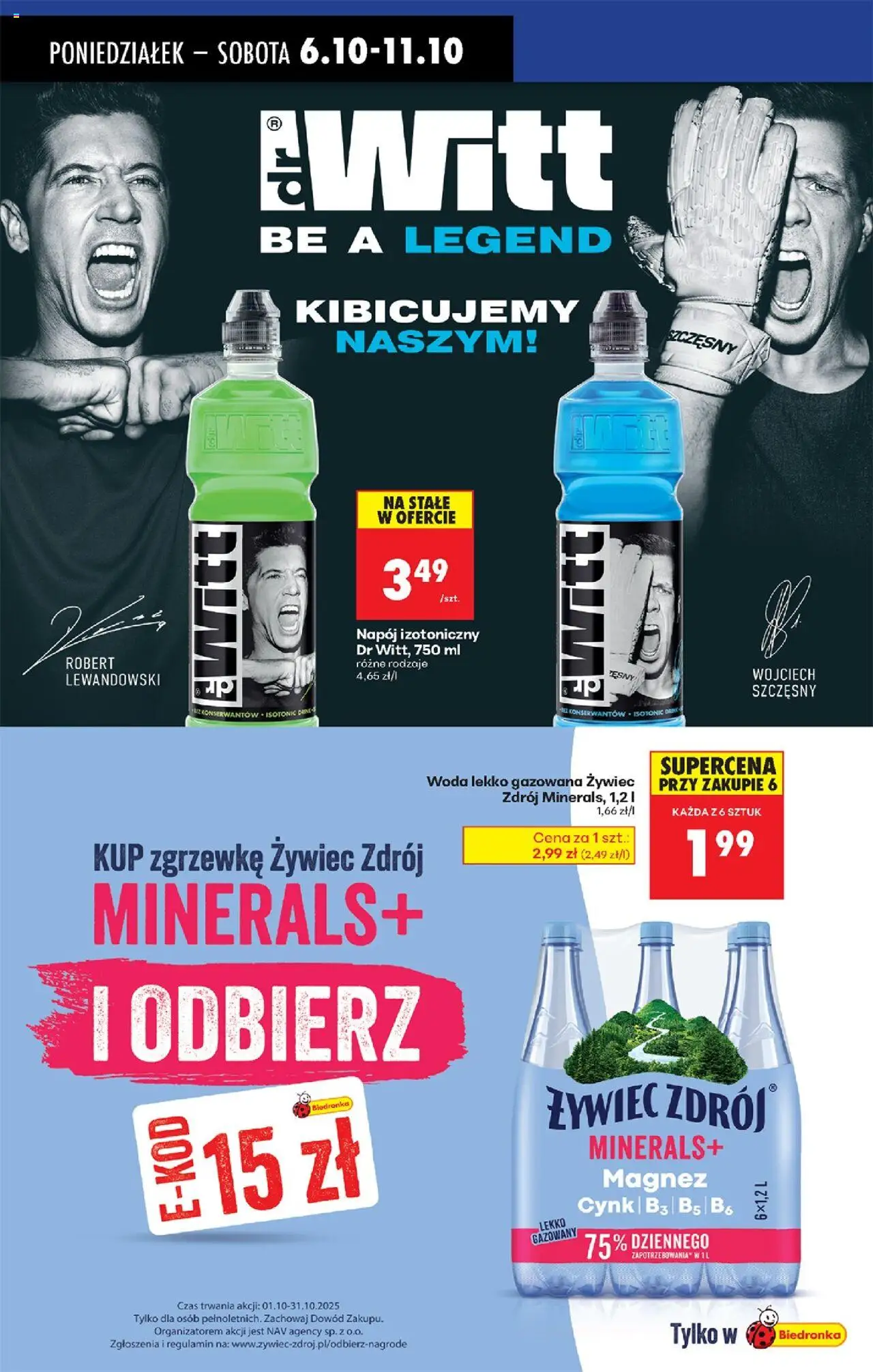 Biedronka gazetka od 06.10.2025 | Strona: 62 | Produkty: Woda