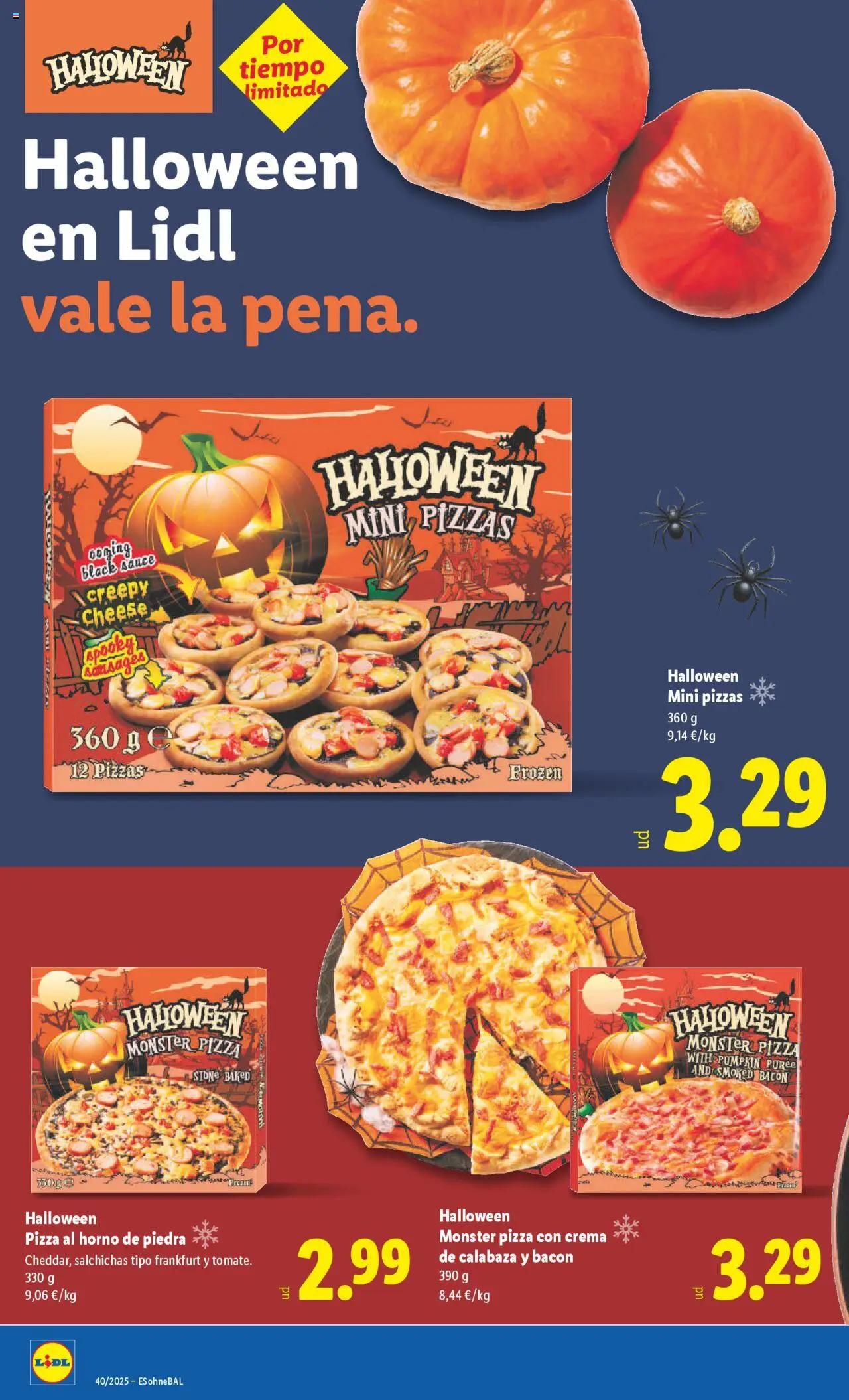 Lidl folleto │ válido desde el 29.09.2025 | Página: 22 | Productos: Πράσινο τσάι, Pizza, Crema, Horno