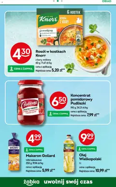 Żabka Gazetka od 30.07.2025 | Strona: 88 | Produkty: Koncentrat pomidorowy, Olej, Makaron